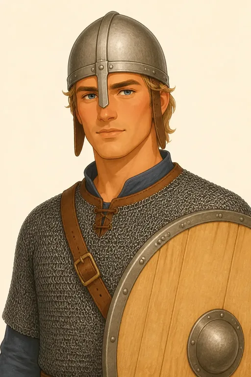 Wiglaf: character portrait from Beowulf (Unknown)