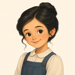 Portrait of Dolly from Black Beauty: The autobiography of a horse