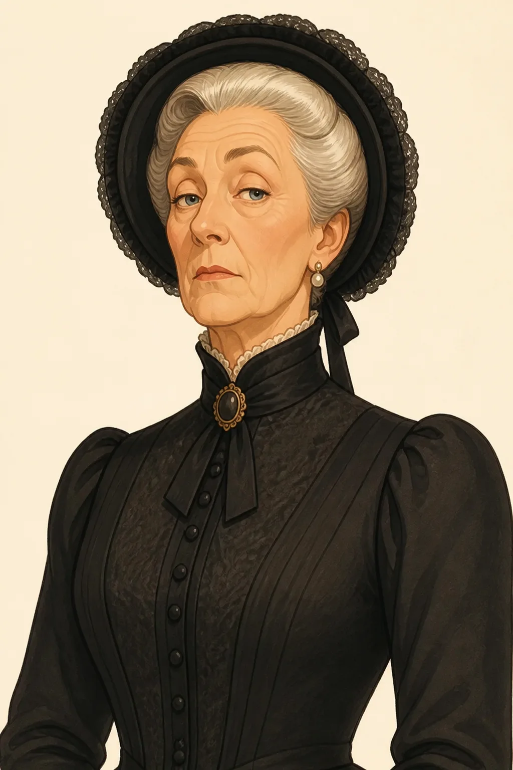 Miss Deborah Jenkyns: character portrait from Cranford (Gaskell, Elizabeth Cleghorn)