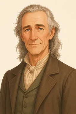 Portrait of Mr Holbrook from Cranford