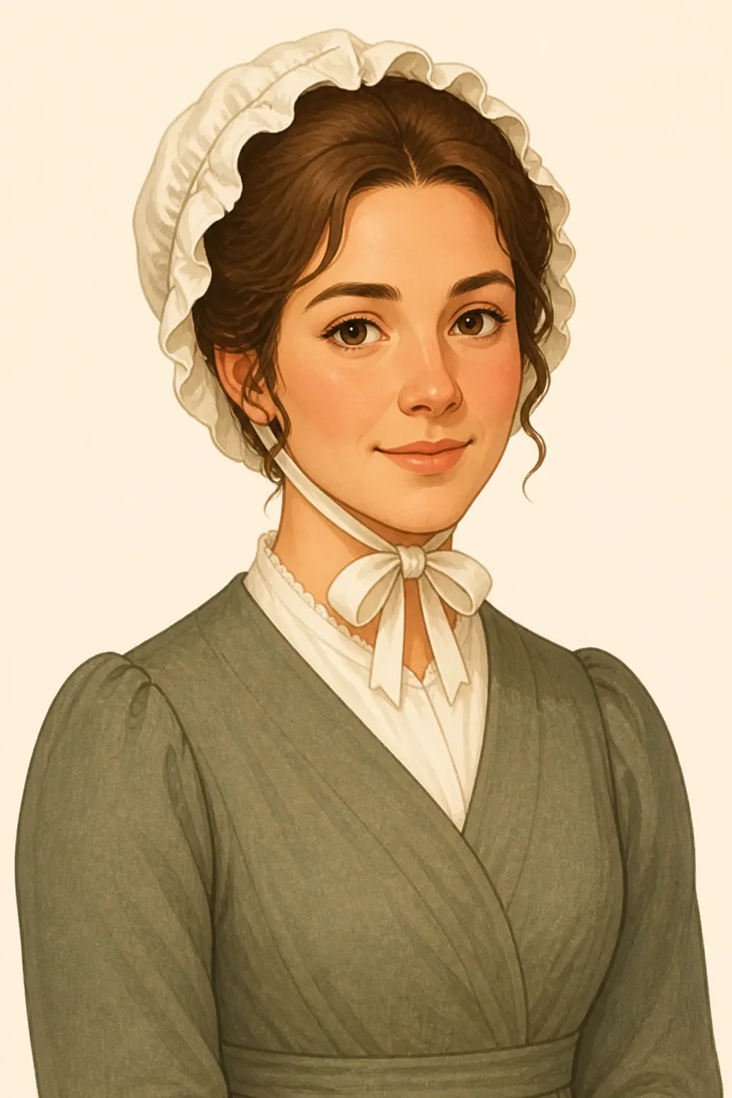 Mary Smith: character portrait from Cranford (Gaskell, Elizabeth Cleghorn)