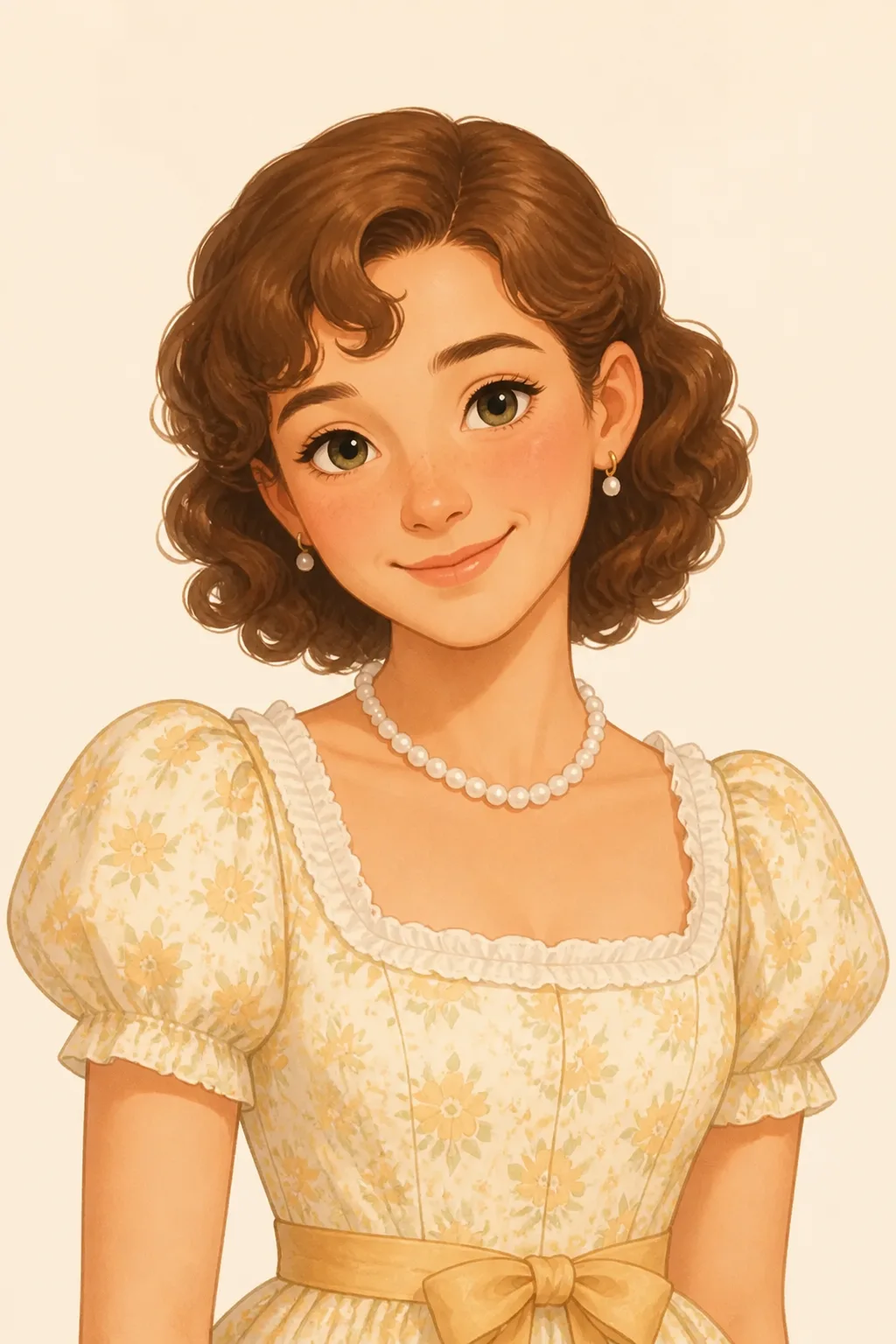 Miss Jessie Brown: character portrait from Cranford (Gaskell, Elizabeth Cleghorn)