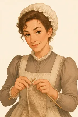 Portrait of Miss Pole from Cranford