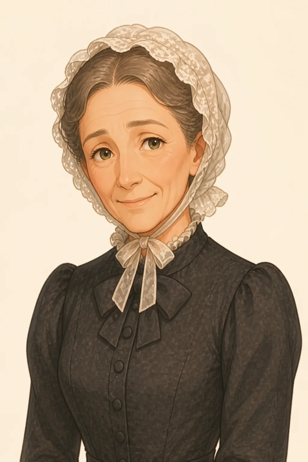 Mrs Forrester: character portrait from Cranford (Gaskell, Elizabeth Cleghorn)