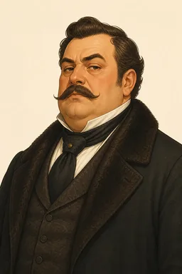 Portrait of Pyotr Petrovitch Luzhin from Crime and Punishment