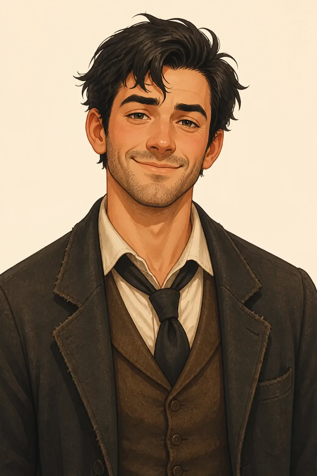 Dmitri Prokofitch Razumihin: character portrait from Crime and Punishment (Dostoyevsky, Fyodor)