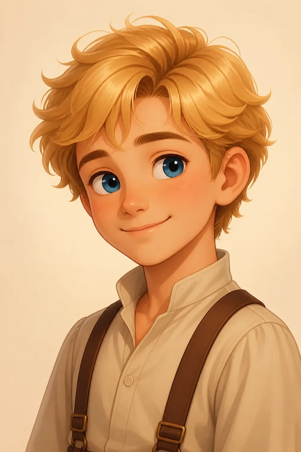 Daffydowndilly: character portrait from Daffydowndilly and the Golden Touch (Benson, Alpha Banta)