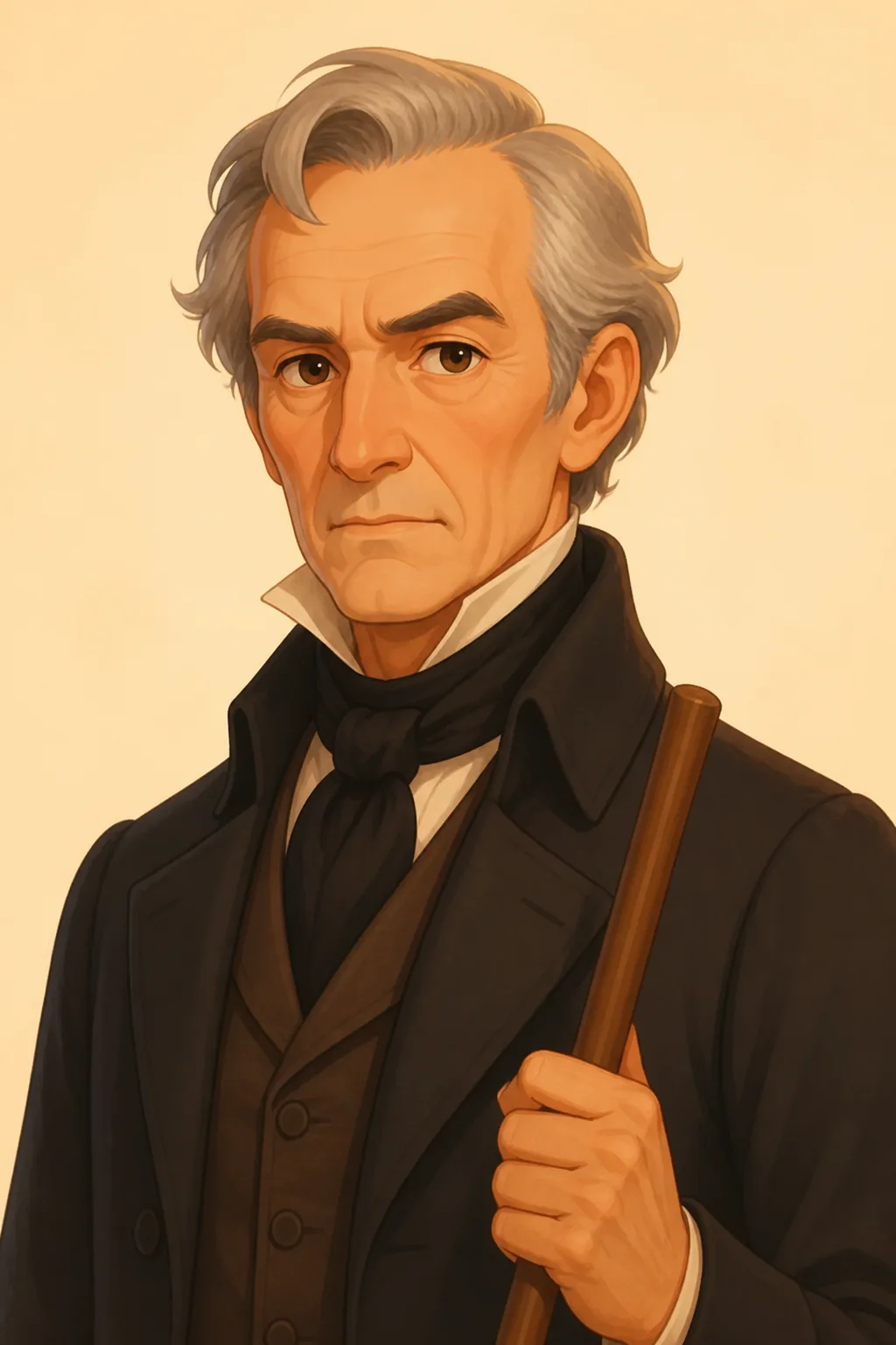 Mr. Toil: character portrait from Daffydowndilly and the Golden Touch (Benson, Alpha Banta)