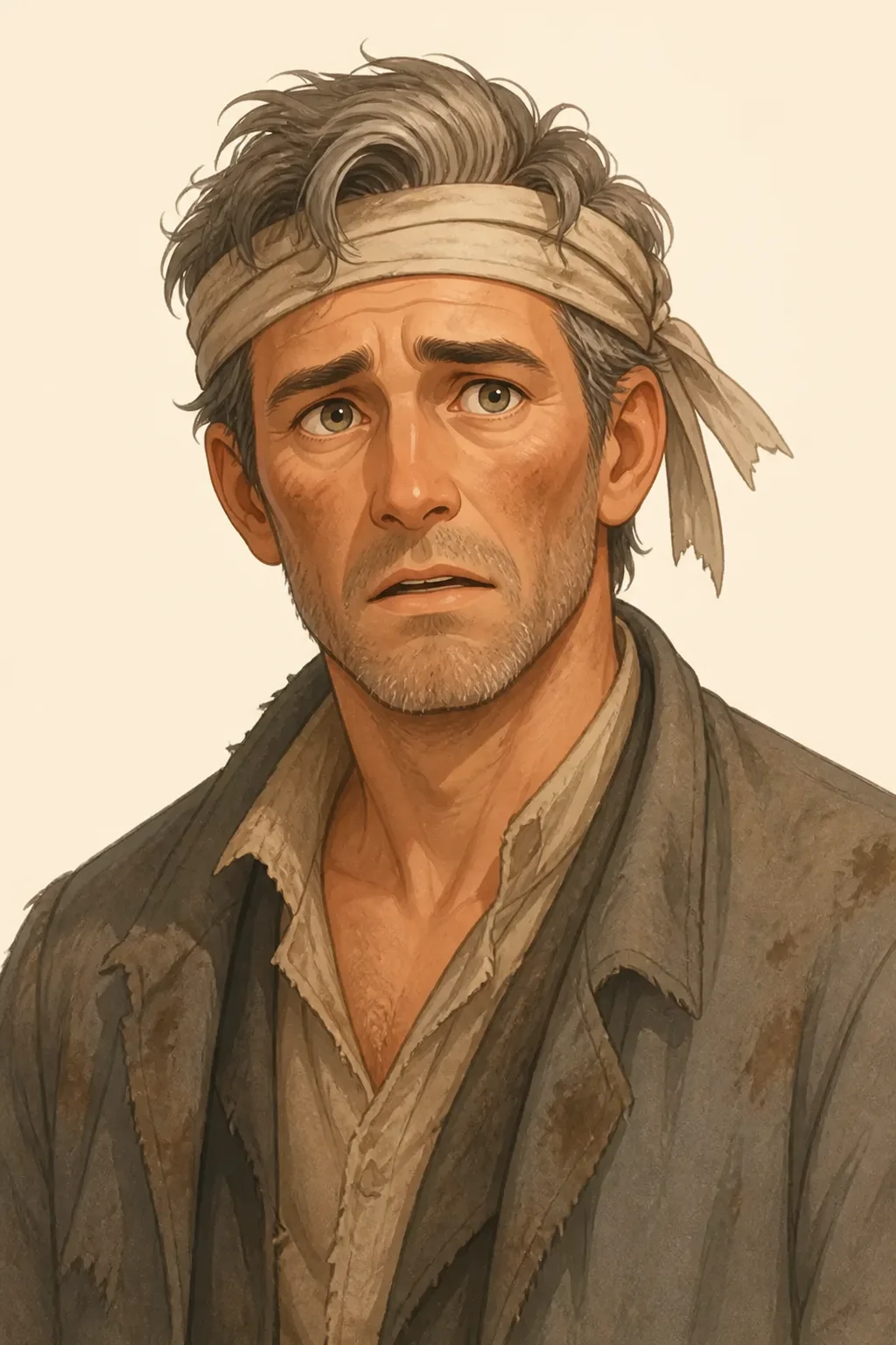 Abel Magwitch: character portrait from Great Expectations (Dickens, Charles)