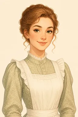 Portrait of Biddy from Great Expectations