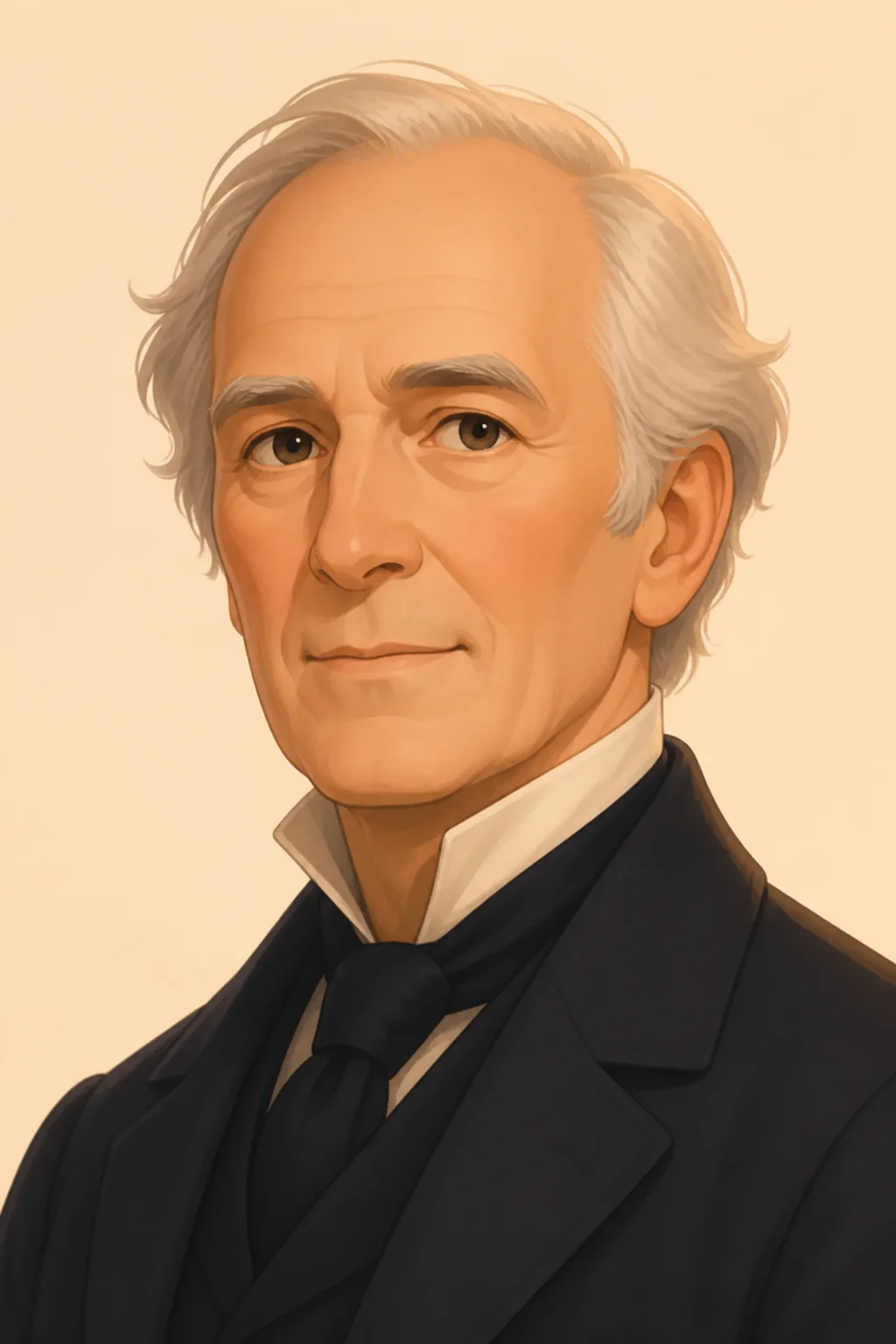 Oswald Nier: character portrait from In the year 2889 (Verne, Michel; Verne, Jules)