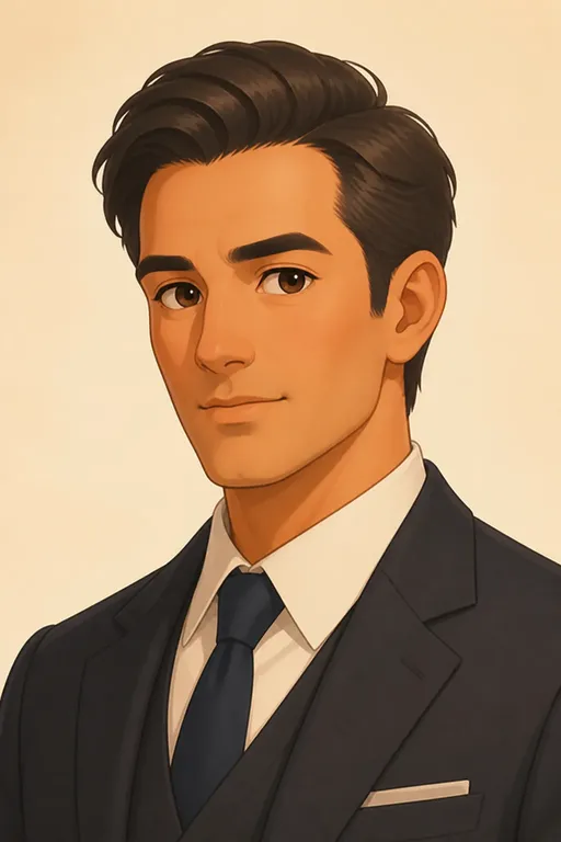 Cash: character portrait from In the year 2889 (Verne, Michel; Verne, Jules)