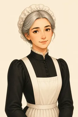Portrait of Mrs. Fairfax from Jane Eyre: An Autobiography