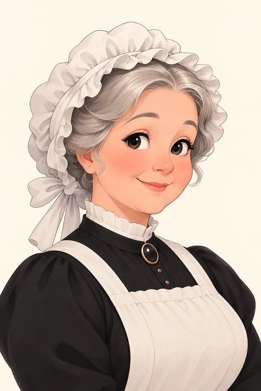 Mrs. Fairfax: character portrait from Jane Eyre (Charlotte Brontë)