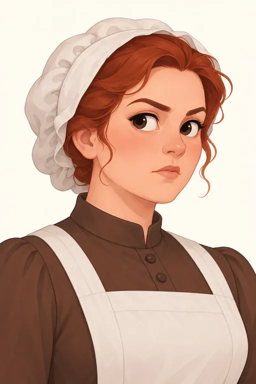 Grace Poole: character portrait from Jane Eyre (Charlotte Brontë)