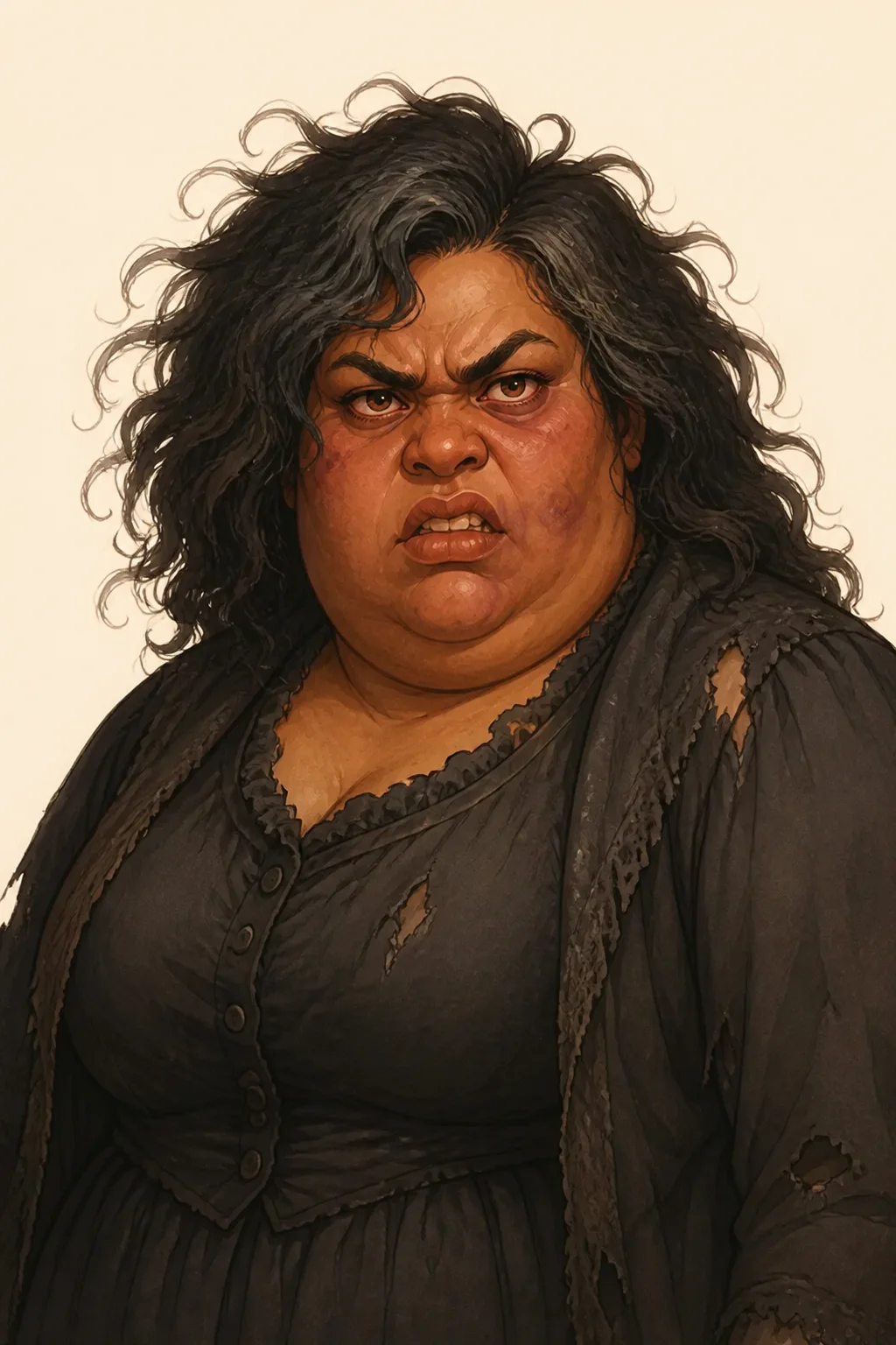 Bertha Mason: character portrait from Jane Eyre: An Autobiography (Brontë, Charlotte)