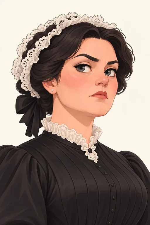 Mrs. Reed: character portrait from Jane Eyre (Charlotte Brontë)