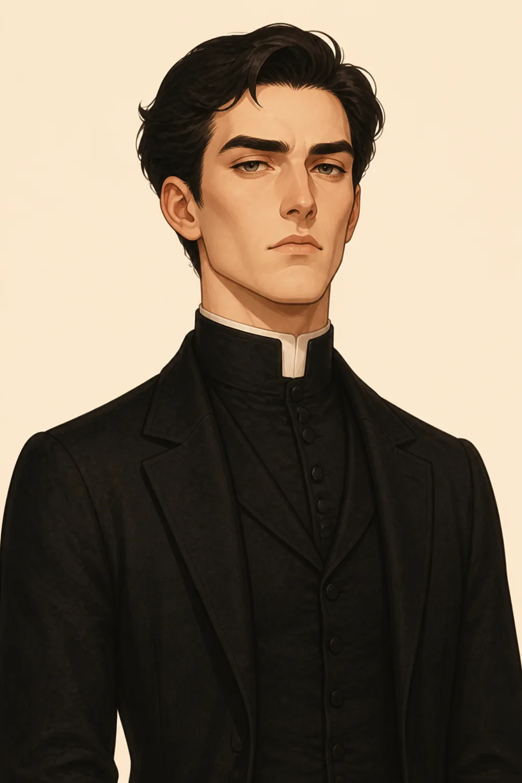 Mr. Brocklehurst: character portrait from Jane Eyre: An Autobiography (Brontë, Charlotte)