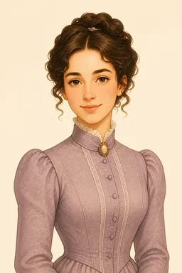 Portrait of Maria Temple from Jane Eyre: An Autobiography