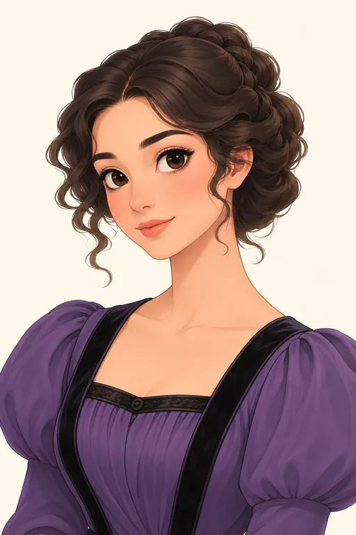 Maria Temple: character portrait from Jane Eyre (Charlotte Brontë)