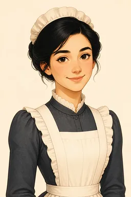 Portrait of Bessie Leaven from Jane Eyre: An Autobiography