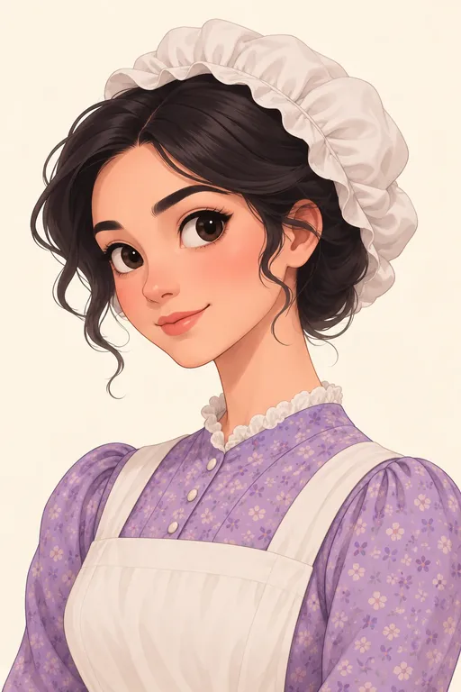 Bessie Leaven: character portrait from Jane Eyre (Charlotte Brontë)