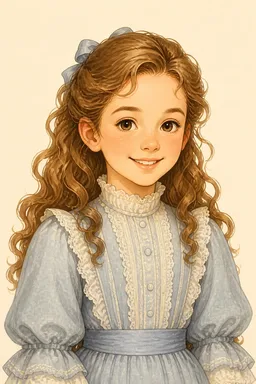 Portrait of Adèle Varens from Jane Eyre: An Autobiography