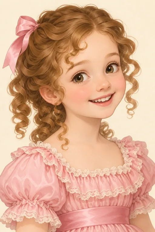 Adèle Varens: character portrait from Jane Eyre (Charlotte Brontë)