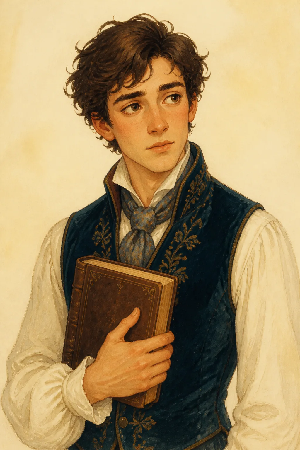Theodore Laurence: character portrait from Little Women; Or, Meg, Jo, Beth, and Amy (Alcott, Louisa May)
