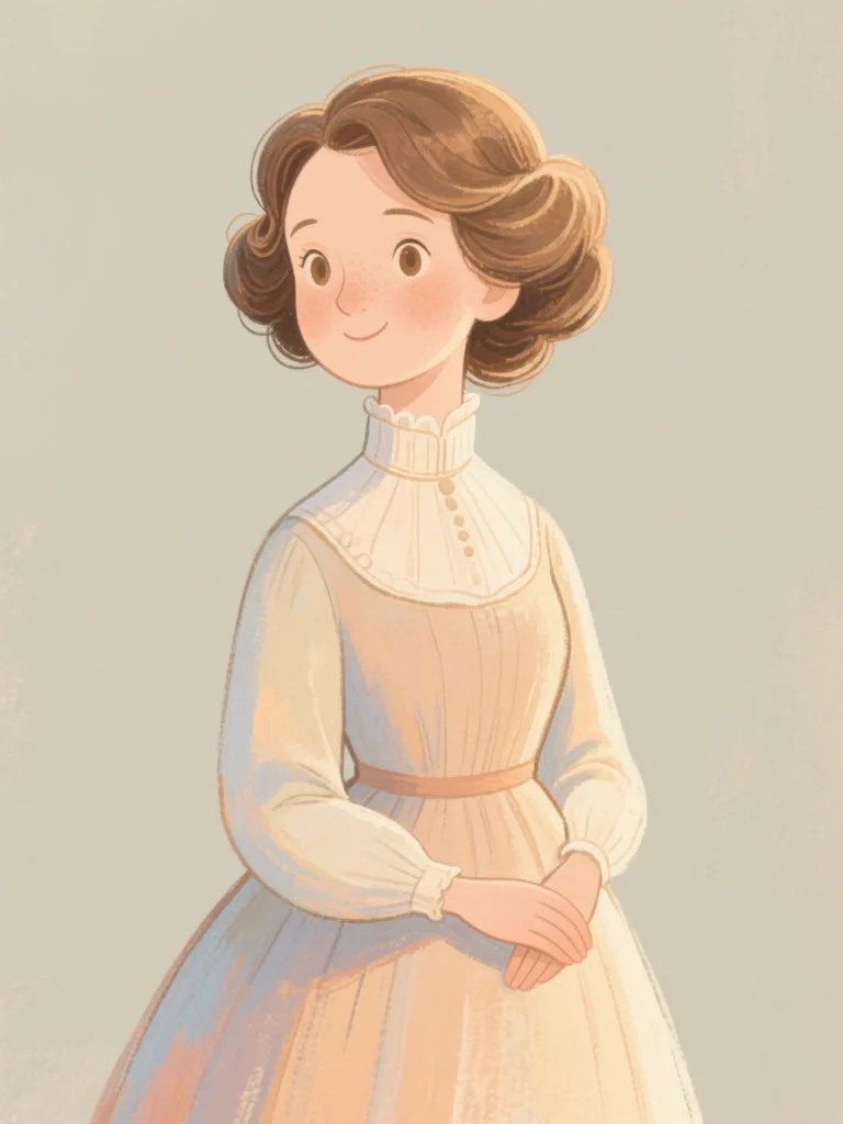 Margaret March: character portrait from Little Women; Or, Meg, Jo, Beth, and Amy (Alcott, Louisa May)