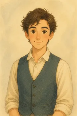 Portrait of Mr. Brooke from Little Women; Or, Meg, Jo, Beth, and Amy