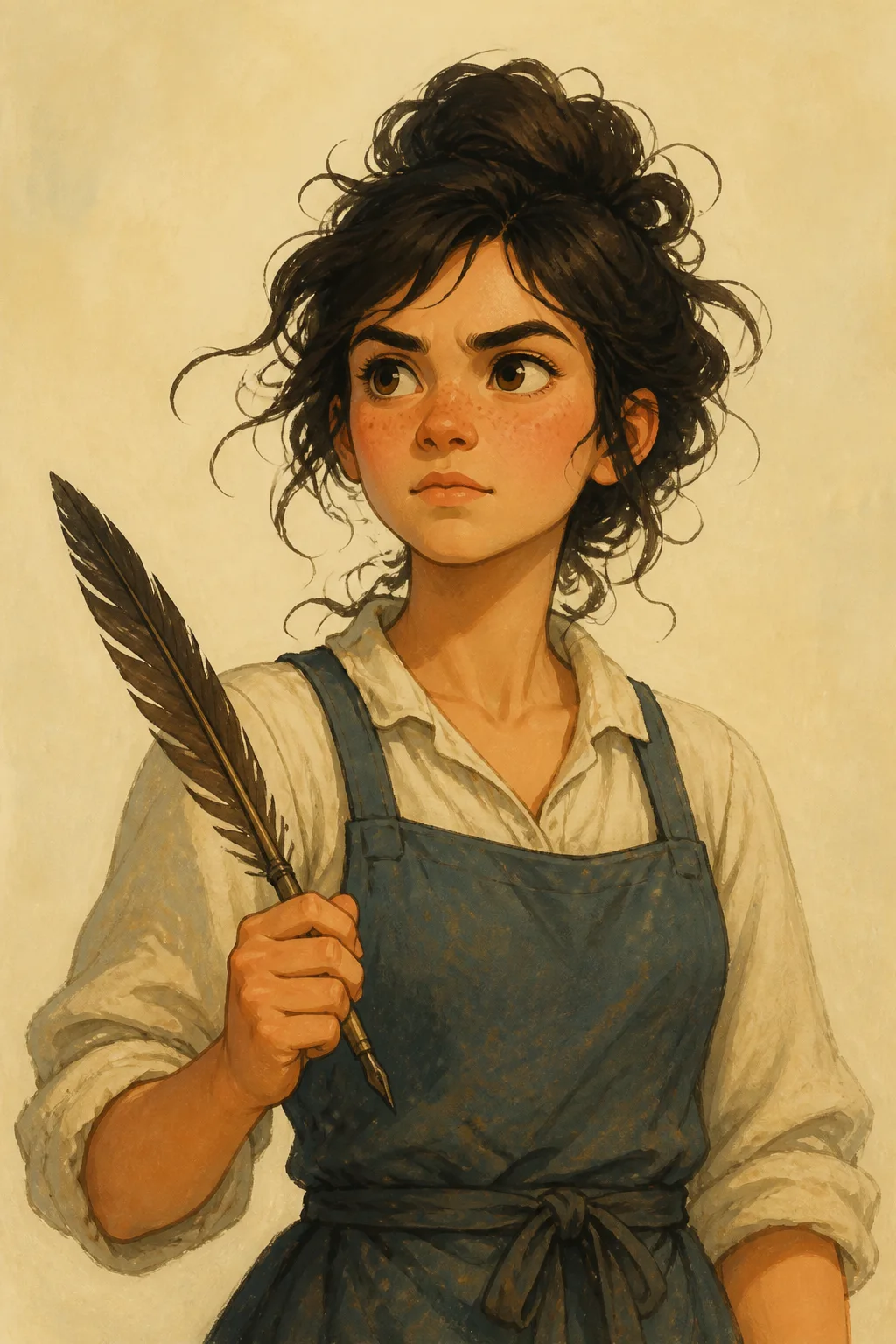 Josephine March: character portrait from Little Women; Or, Meg, Jo, Beth, and Amy (Alcott, Louisa May)