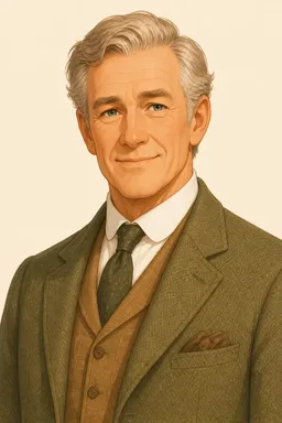 Portrait of Mr. Brooke from Middlemarch