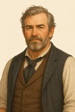 Portrait of Caleb Garth from Middlemarch