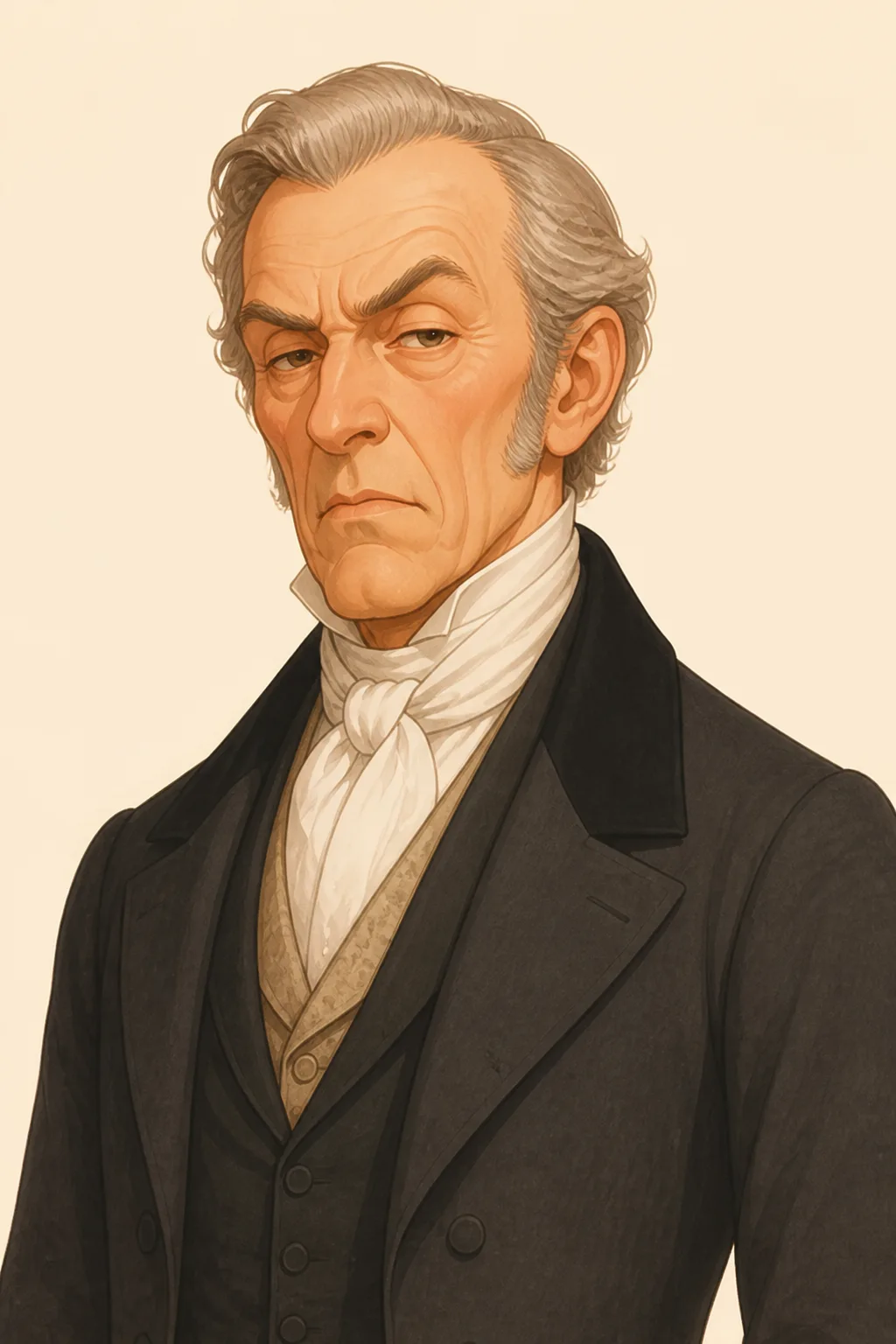 Peter Featherstone: character portrait from Middlemarch (Eliot, George)