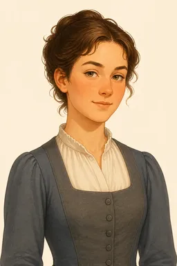 Portrait of Mary Garth from Middlemarch