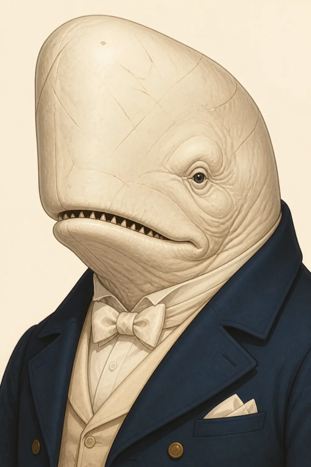 Moby Dick: character portrait from Moby Dick; Or, The Whale (Melville, Herman)