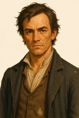 Portrait of Elijah from Moby Dick; Or, The Whale
