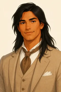 Portrait of Tashtego from Moby Dick; Or, The Whale