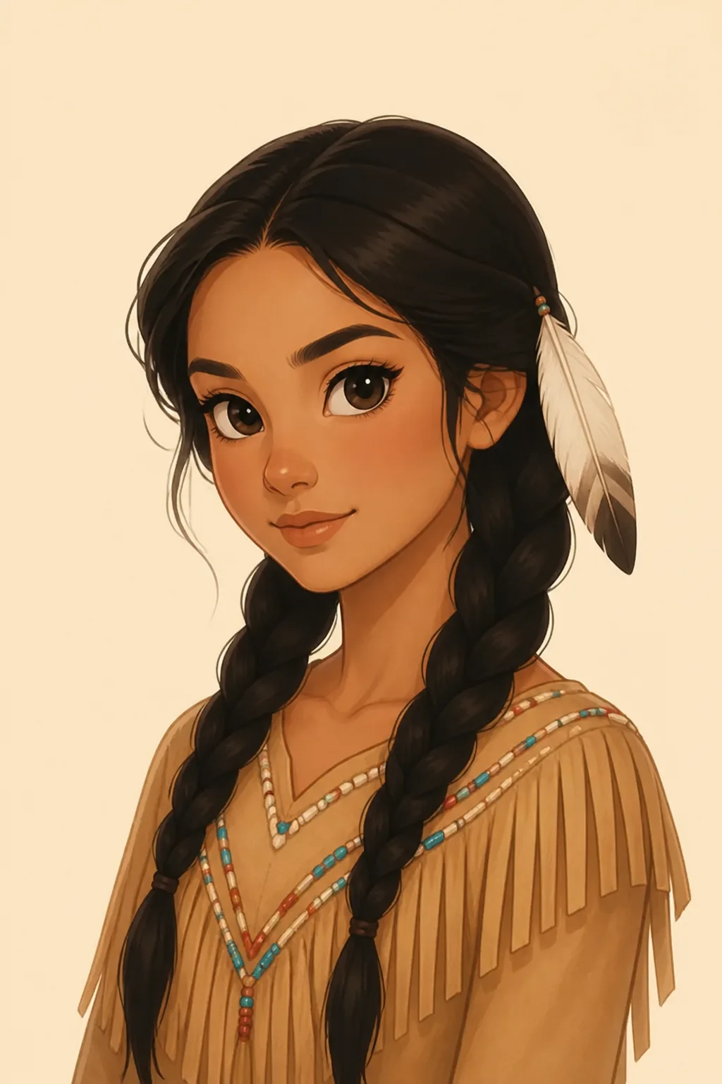 Tiger Lily: character portrait from Peter Pan: [Peter and Wendy] (Barrie, J. M. (James Matthew))