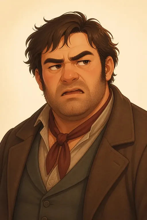 Mr. Martin: character portrait from Poor Blossom (Edith Carrington)
