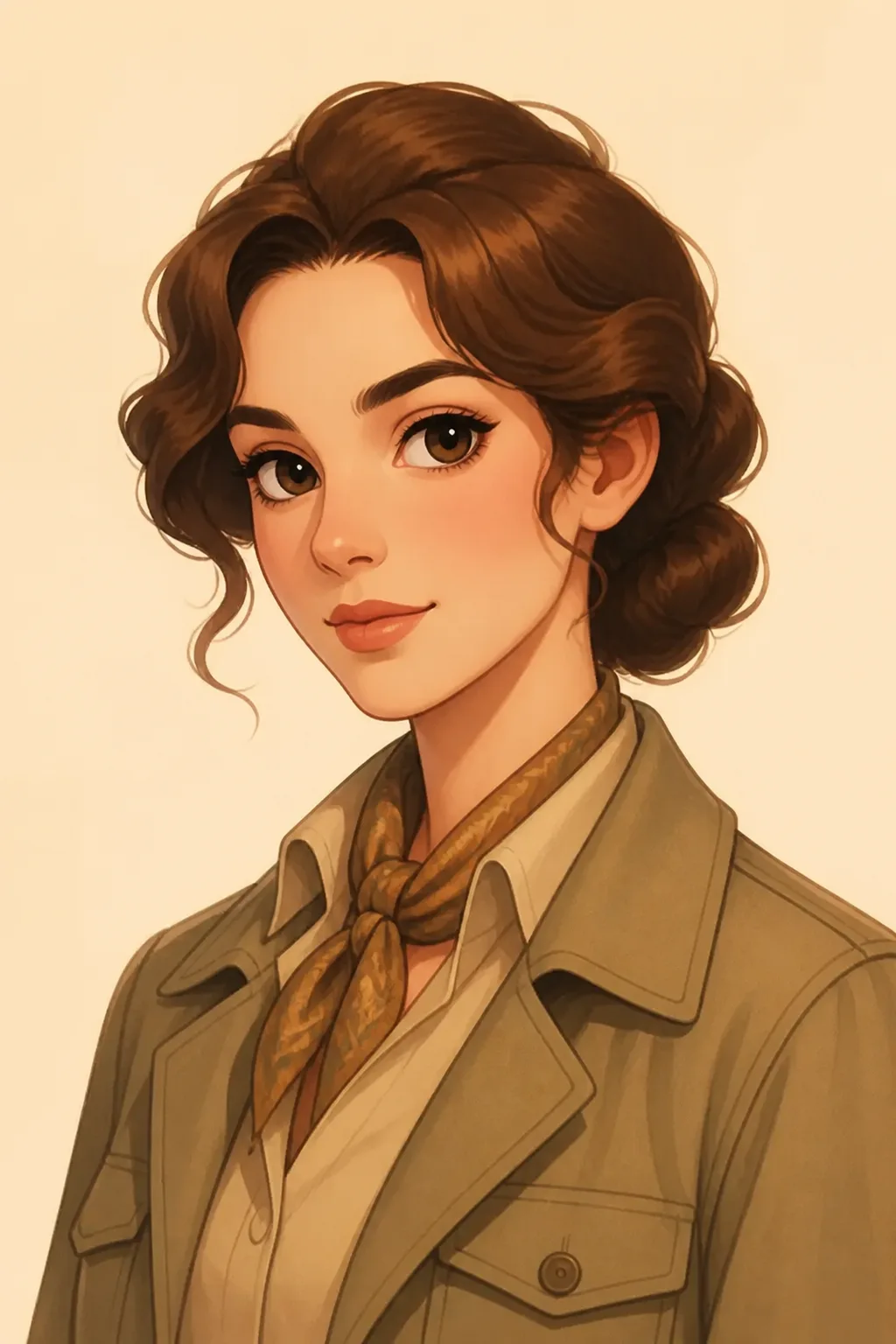 Lady Barbara Collis: character portrait from Tarzan triumphant (Burroughs, Edgar Rice)
