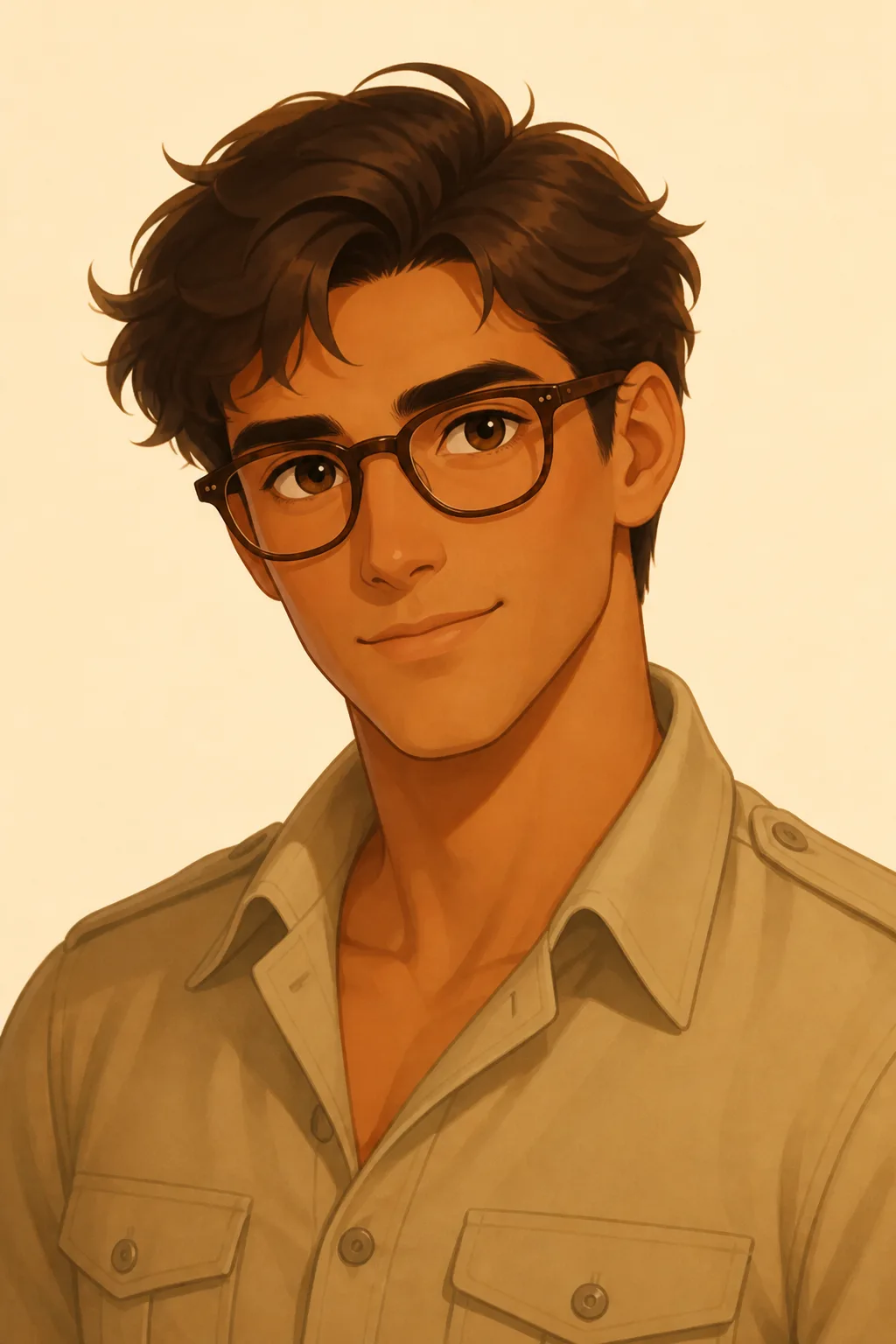 Lafayette Smith: character portrait from Tarzan triumphant (Burroughs, Edgar Rice)