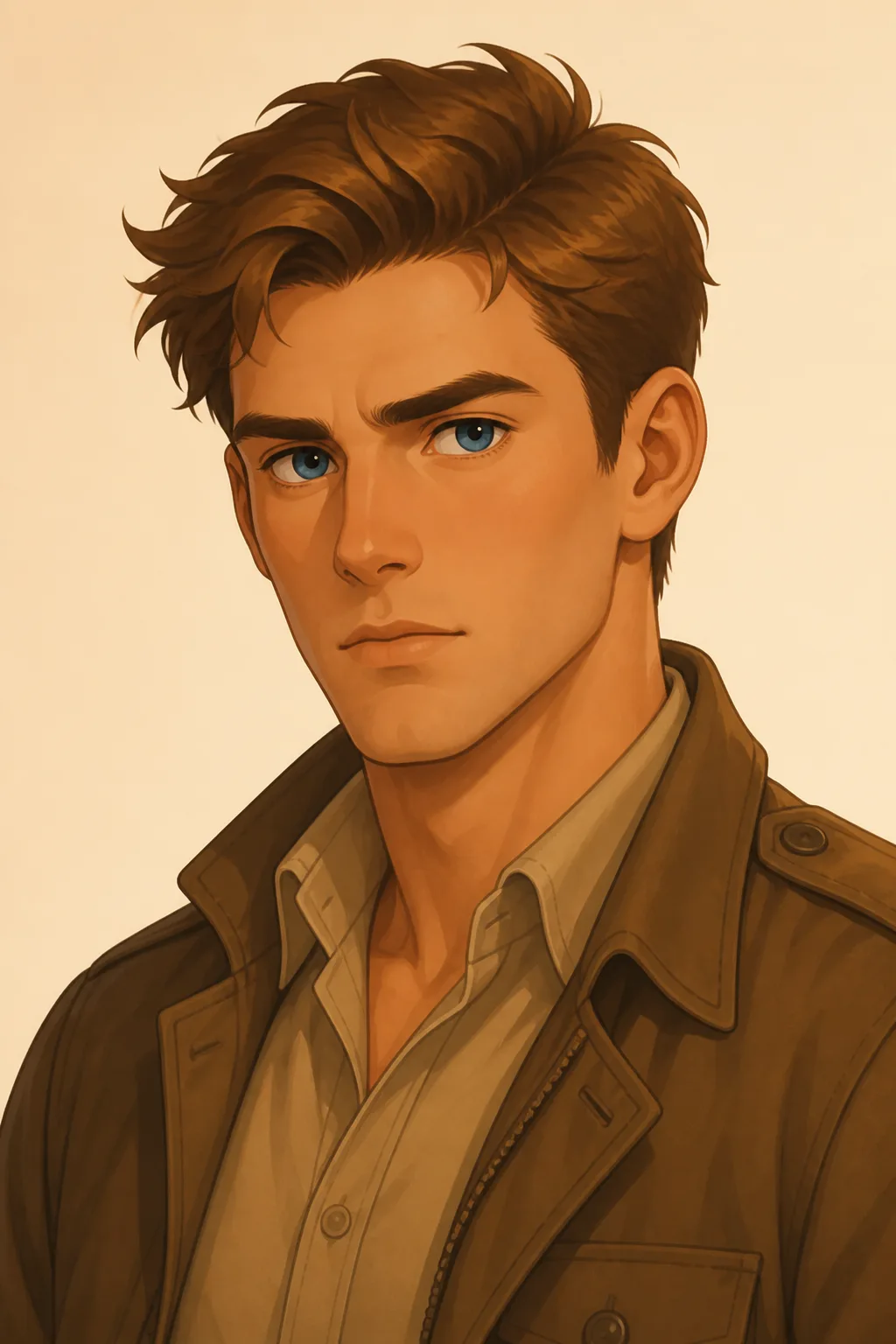 Danny Patrick: character portrait from Tarzan triumphant (Burroughs, Edgar Rice)