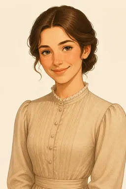 Portrait of Mary from The Adventures of Tom Sawyer, Complete