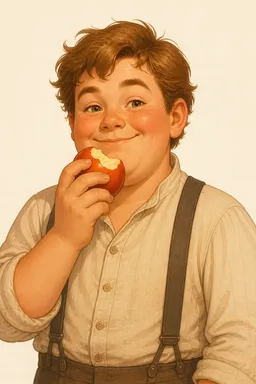 Portrait of Ben Rogers from The Adventures of Tom Sawyer, Complete