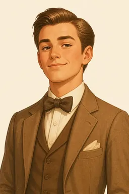 Portrait of Sid from The Adventures of Tom Sawyer, Complete