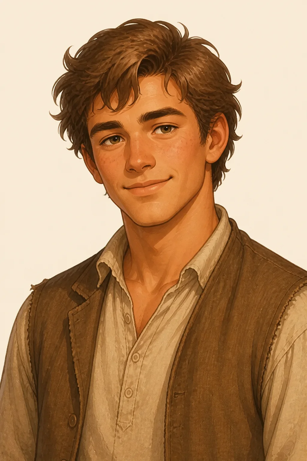Joe Harper: character portrait from The Adventures of Tom Sawyer, Complete (Twain, Mark)