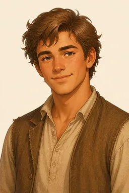 Portrait of Joe Harper from The Adventures of Tom Sawyer, Complete