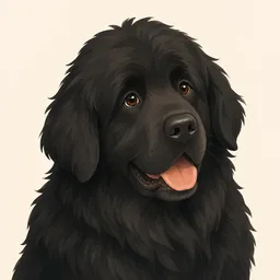 Portrait of Curly from The call of the wild